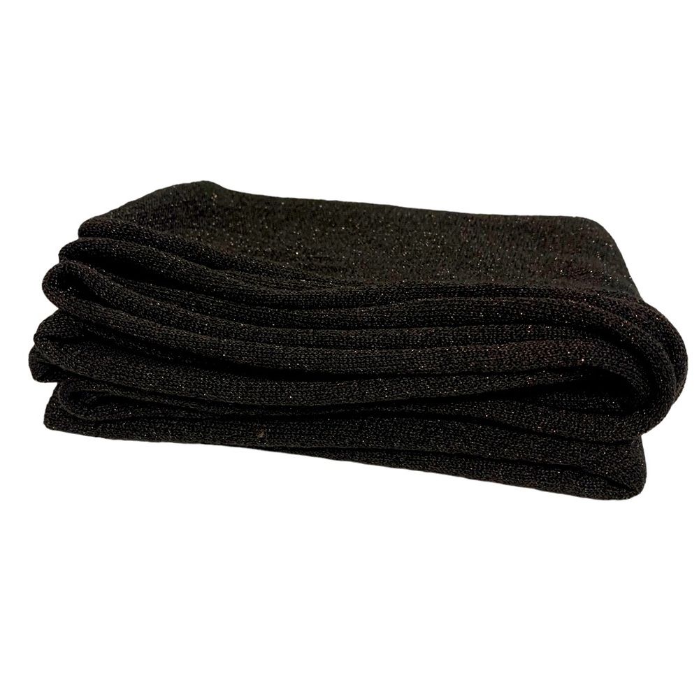 Steve Madden Sparkle Infinity Scarf Black